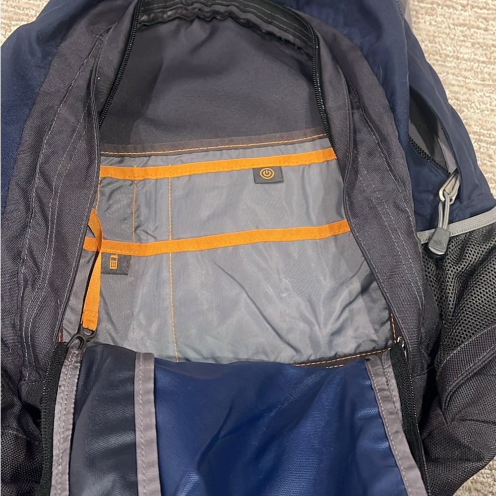 The North Face Blue and Black Backpack - Picture 2 of 6